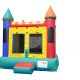 front view of inflatable moonwalk castle rental