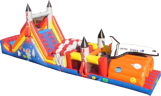 Space Shuttle Inflatable Obstacle Course