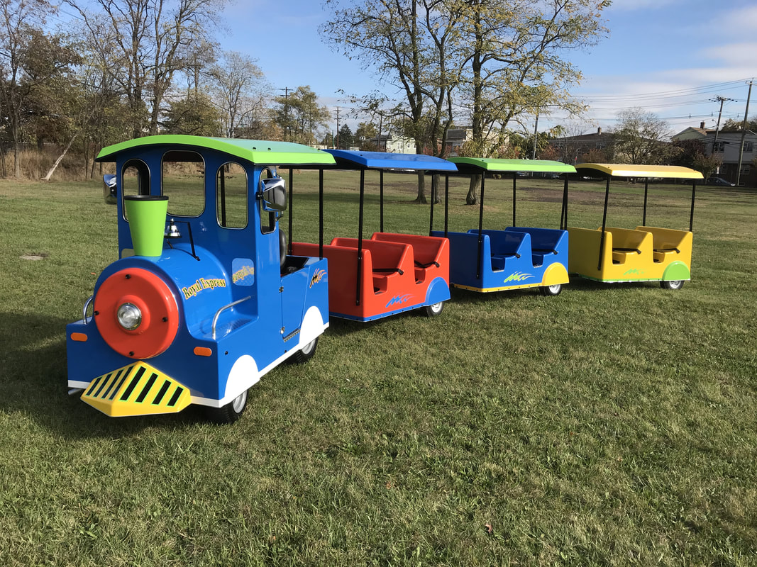 Electric Trackless Train Ride Rental
